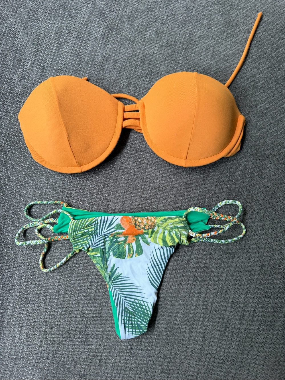 San Lorenzo Strapless Bikini Top with bottoms